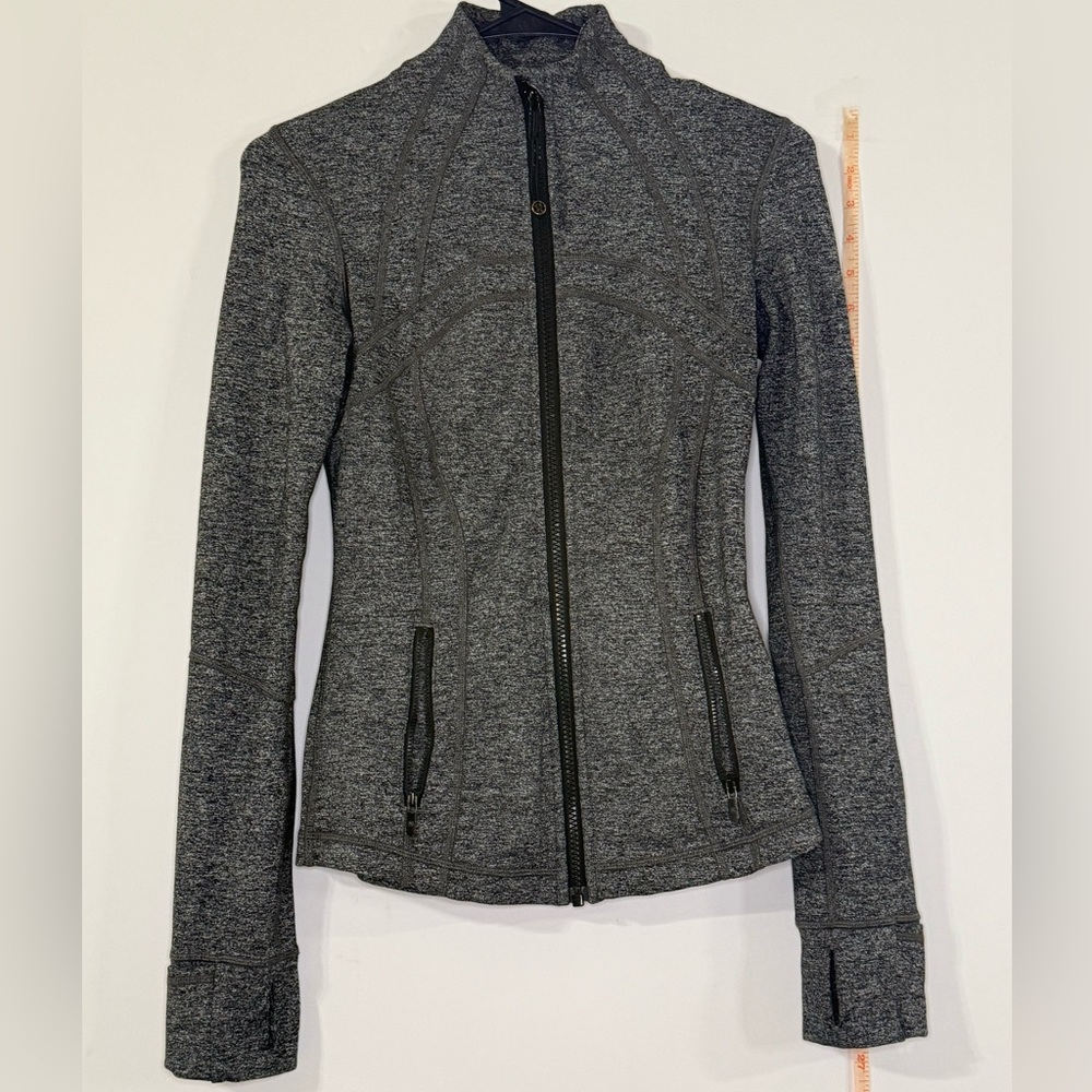 Lululemon Women's Gray Zip-Up Athletica Jacket
